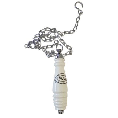 Cassellie Cistern Ceramic Pull & Chain COMP099