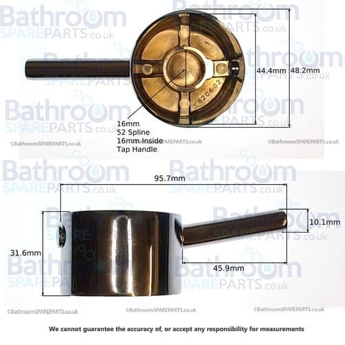 Cassellie DAL002 Chrome Hot Handle COMP104-HOT