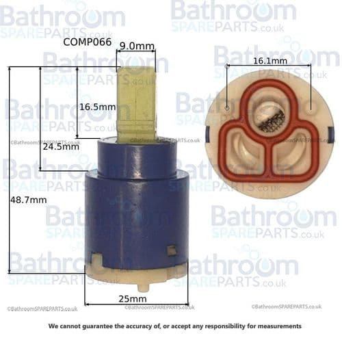 Cassellie DAZ001 Basin Mixer 25mm Cartridge COMP066
