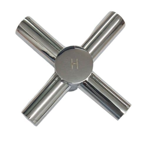 Cassellie DUNE001 Basin Mixer Chrome Hot Handle DUNE001-HOT