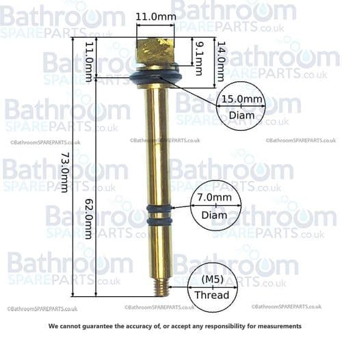 Cassellie  FAZ002 Bath Shower Mixer Diverter FAZ002-DIV