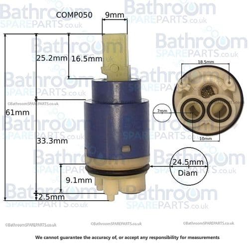 Cassellie GEN04 25mm Peg Leg Cartridge COMP050