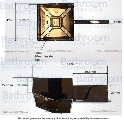 Cassellie HIG002 Basin Mixer Chrome Handle COMP108