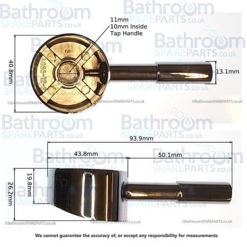 Cassellie HIG003 Basin Mixer Chrome Handle COMP085