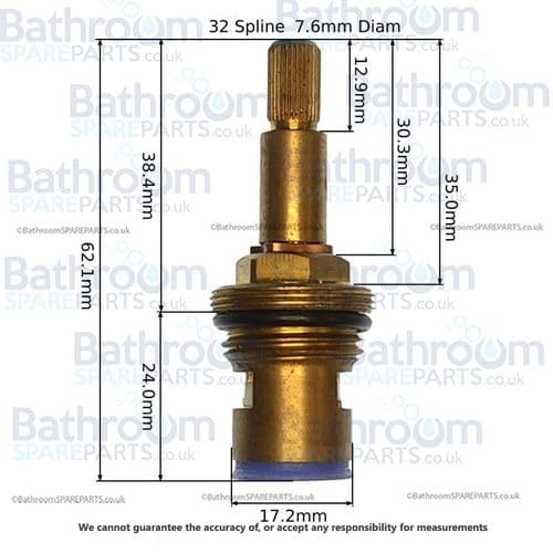 Cassellie KTA016 Clockwise Close Cartridge Cold COMP058-COLD