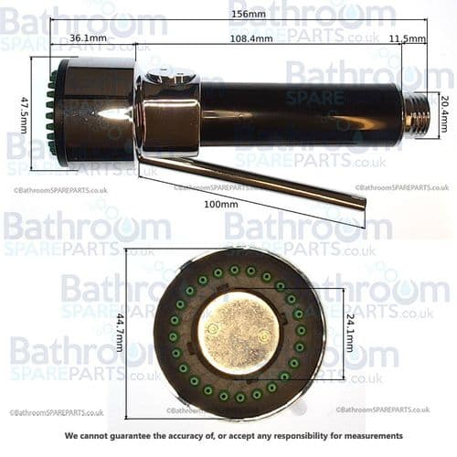 Cassellie KTAP3 Kitchen Tap Spray Head COMP100