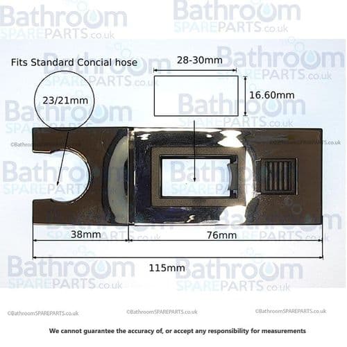 Cassellie SK005 Rectangle Handset Holder Slider COMP046