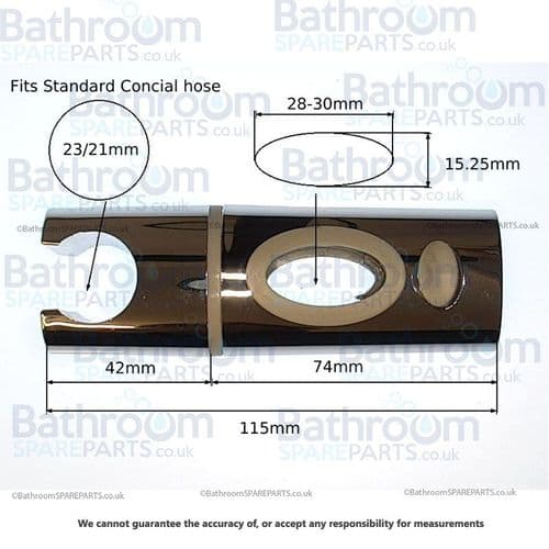 Cassellie SK012 Oval Handset Holder Slider COMP049