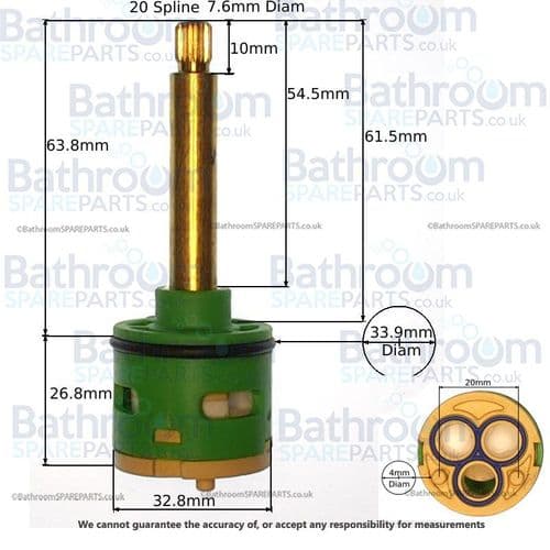 Cassellie TCS002 Diverter Cartridge COMP063