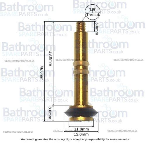 Cassellie  TDY004 Bath Shower Mixer Diverter TDY004-DIV