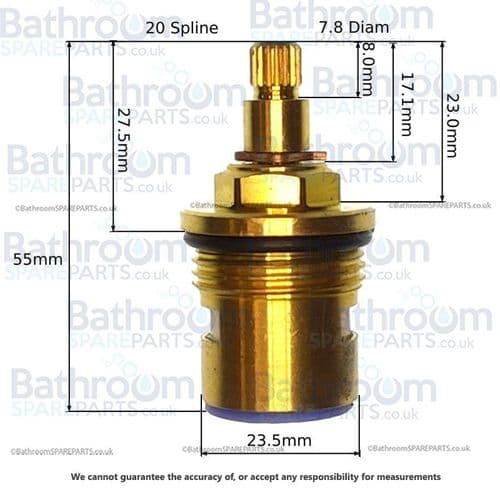 Cassellie TTEV04 Clockwise Close Cartridge COMP056