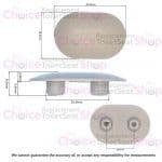 Celmac Rondo Replacement Toilet Seat Buffer (Single) - BF25