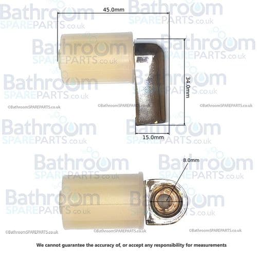 Cersanit Metropolitan Soft Close Toilet Seat Damper Set K99-0238