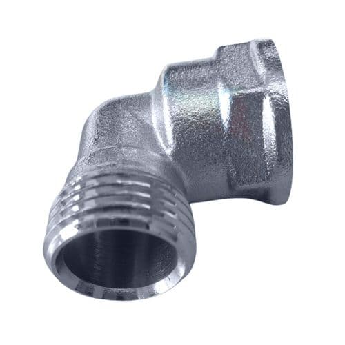 Chrome 1/2" Female to 1/2" Male Elbow EBEB002