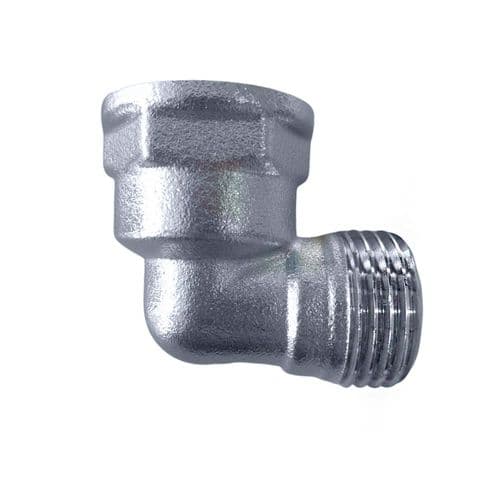 Chrome 1/2" Female to 1/2" Male Elbow EBEB002