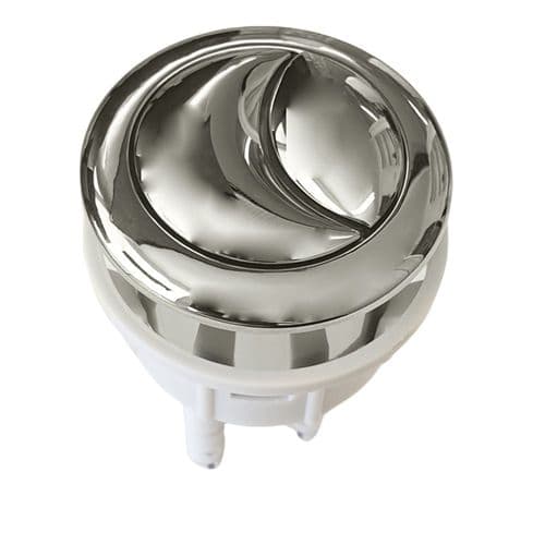 Chrome Dual Flush Toilet Cistern Push Button 38mm BSP38/80