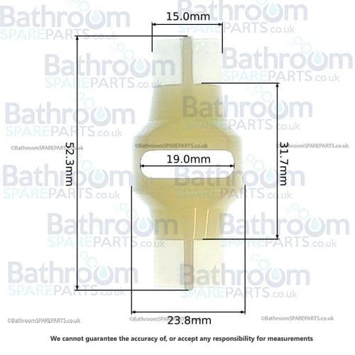 Cifial Edwardian Plastic Diverter Shuttle 5430010