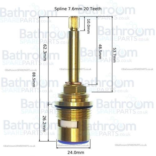Clockwise Close Ceramic Disc  Shut off valve  TORCA