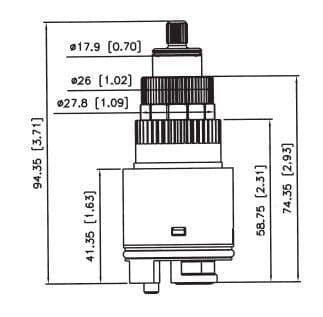 Coorstek Optima 40 TH O  flow and temperature adjustment; OP40THOV2
