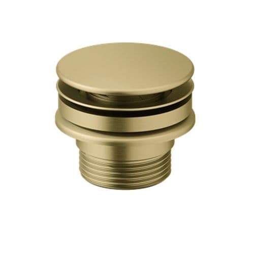 Crosswater 3ONE6 Universal Basin Click Clack Waste In Brushed Brass TS0290SF