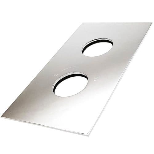 Crosswater Backplate 2 Outlets For WLBP1000RC Valve KL1000BPC