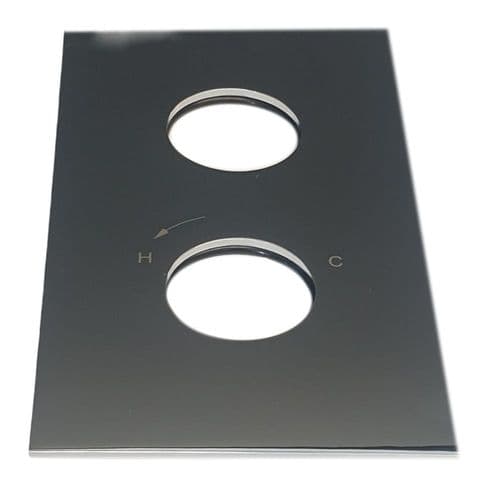 Crosswater Backplate 2 Outlets Valve KL1000BPC