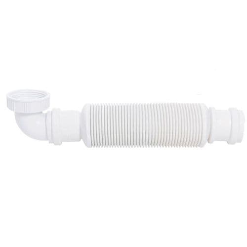 Crosswater Bahaus Basin Furniture Slimline Trap - White BTR0410W