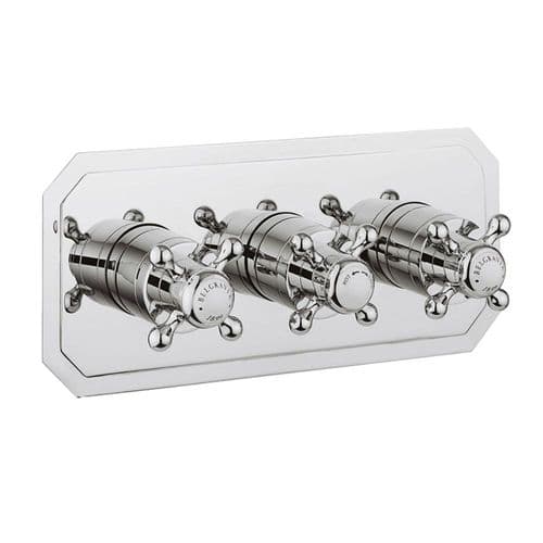 Crosswater Belgravia Crosshead Slimline Thermostatic Shower Valve 3 ...