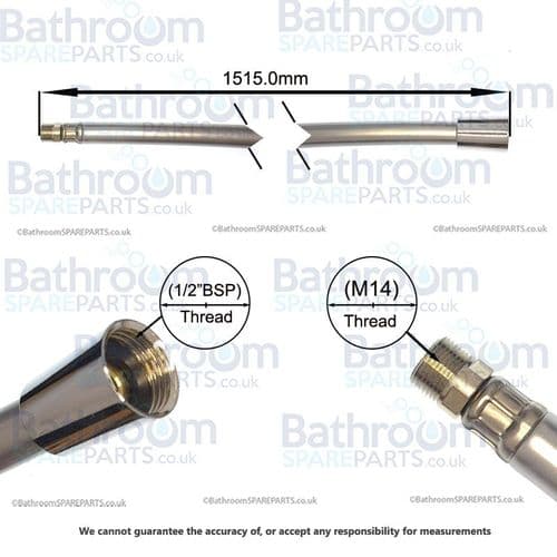Crosswater Belgravia Follow Me Shower Hose SH812EA1