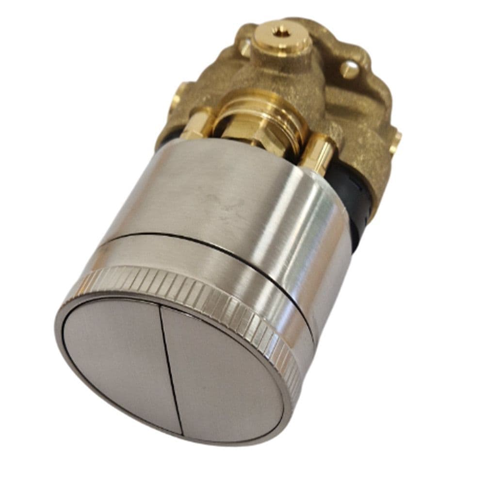 Crosswater CB PUSH Diverter Module 2 Outlet Stainless Steel Effect ...