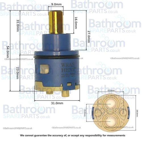 Crosswater Design On/Off Diverter Cartridge B06002800