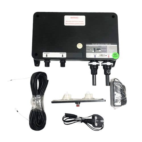 Crosswater Dual Outlet High Pressure Digital Processor DGXHP2139404101709 OUTH2