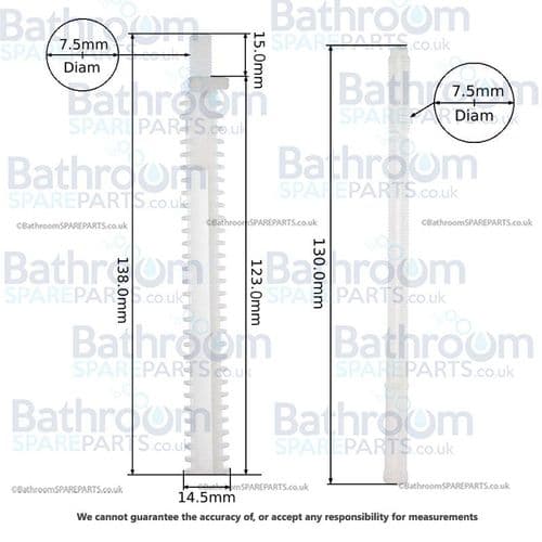 Crosswater Fixing set all flush plates K9632-ESH1