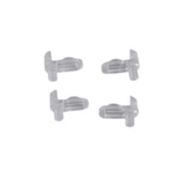 Crosswater Flute Set of Shelf Supports SHELFSUPPFLUTE