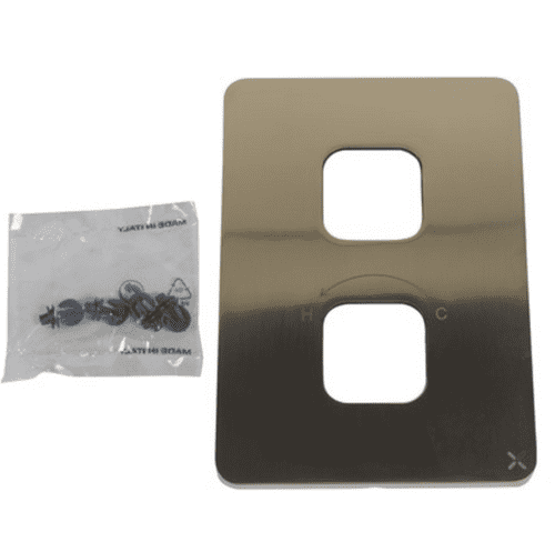 Crosswater Marvel/Atoll Crossbox Backplate Brush Brass E250025.282HESC