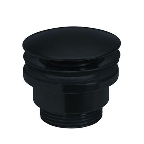 Crosswater Matt Black Click Clack Basin Waste Plug PRO0260M