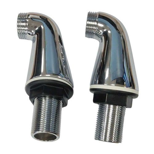 Crosswater METRO 3" Chrome Bath Legs AA001DC