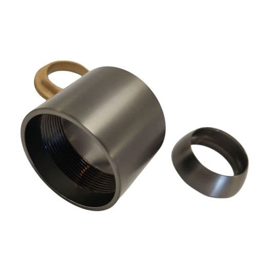 Crosswater Mike PRO120 Cartridge Cover & Collar Slate PRO120CARTCOVERT