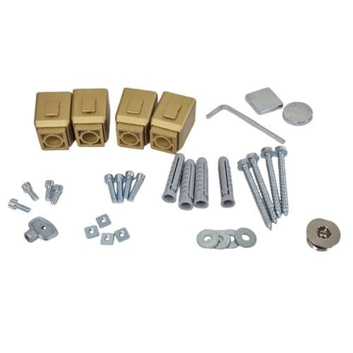 Crosswater MPRO Rail Fitting Pack Brushed Brass WRKMKP001-KRBA