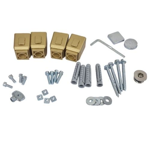 Crosswater MPRO Rail Fitting Pack Brushed Brass WRKMKP001-KRBA