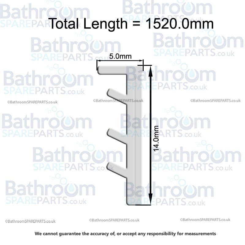 Crosswater Optix Bath Screen Seals 6 and 8 OXBATHSEALS