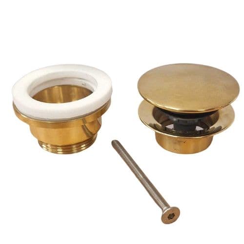 Crosswater Universal Basin Clicker Waste-Unlacquered Brass BSW0260Q