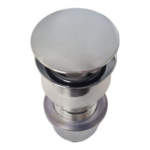 Crosswater Unslotted Basin Click Clak Waste With Extended Thread 100mm BSW0102C
