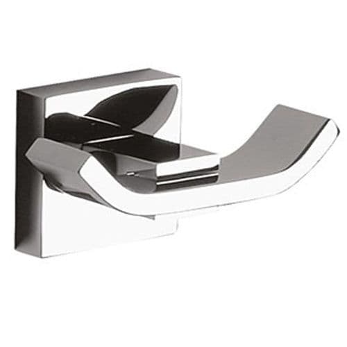 Crosswater Zeya Robe Hook Double Chrome ZE022C