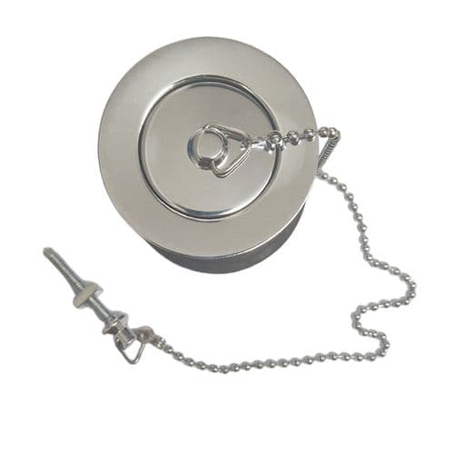 Daf Basin Waste 1"1/4 slotted basin waste chrome plug and chain Product Code: H07CCP