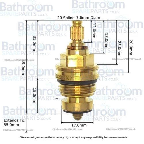Damixa Bath Washer Valve 37530000
