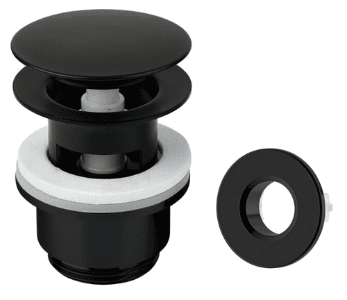 Damixa Click Function Matt Black Waste 238506100