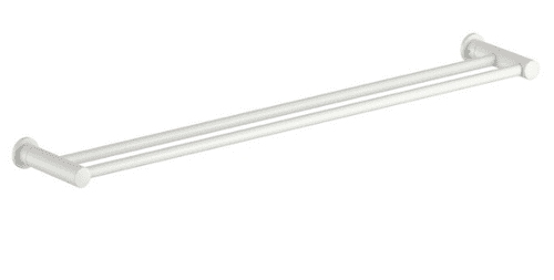 Damixa Twin Towel Rail 800 mm Matt White 483152100