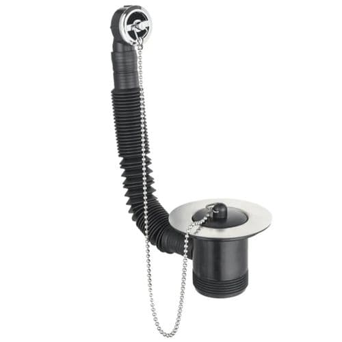 Deva 1 1/2" Sink Wastes With Overflow Chrome FOV412