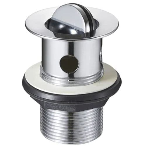 Deva 1 1/4" Flip Top Unslotted Basin Waste Chrome FTW300/017UNS